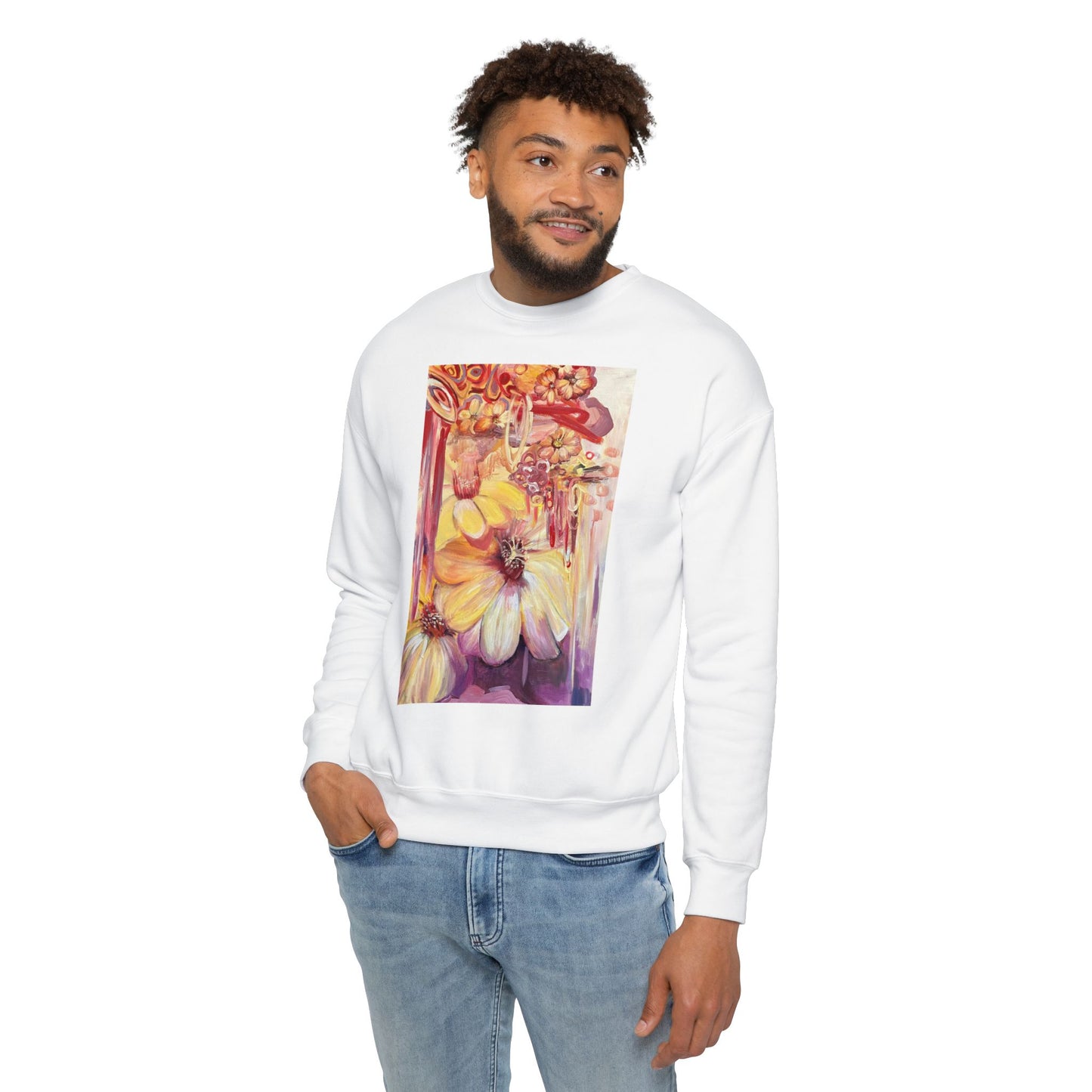 Flowers Dance - Bella Drop Shoulder Sweatshirt