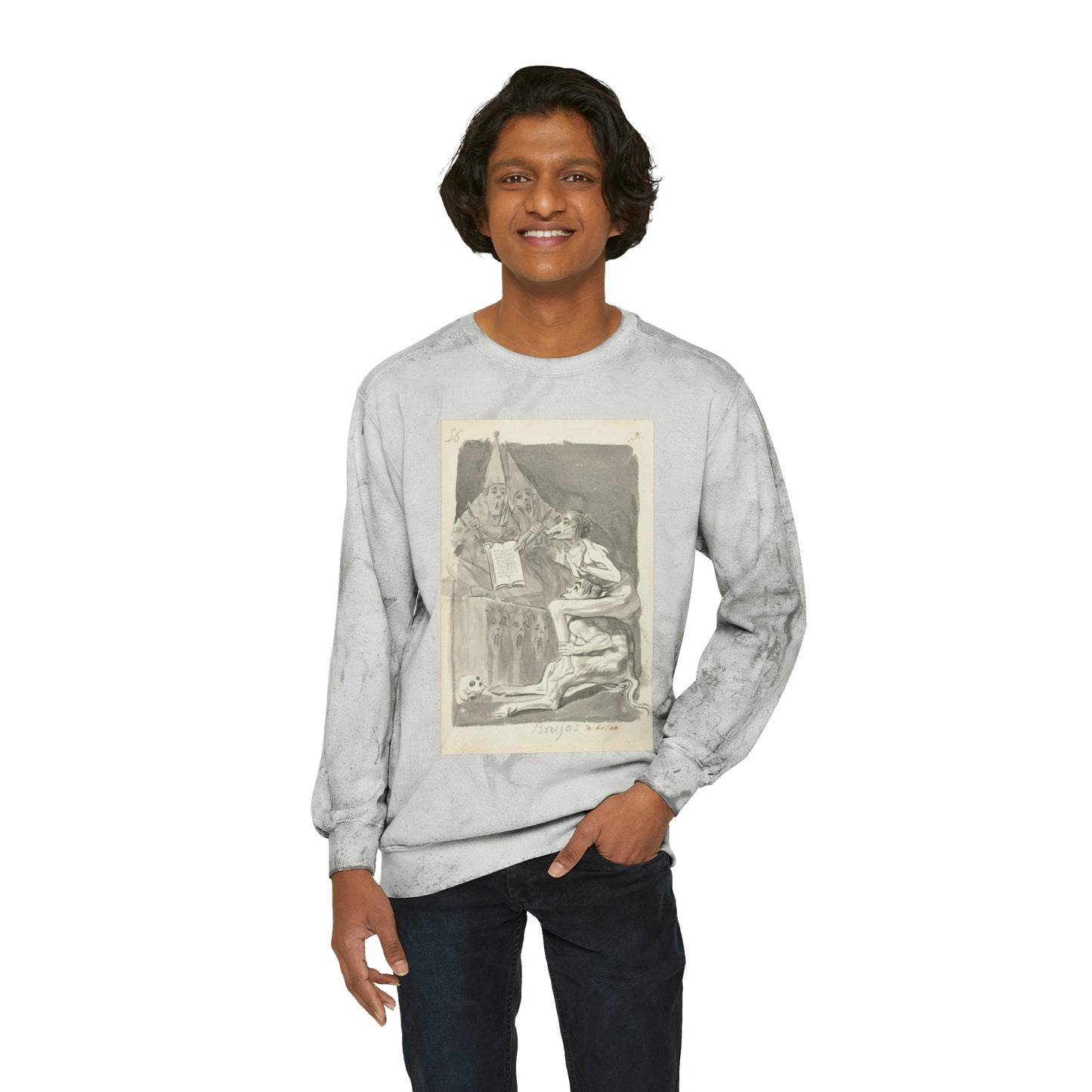 Francisco Goya - Brujas à volar (Witches Preparing to Fly) - 1796/179 - Unisex Premium Sweatshirt
