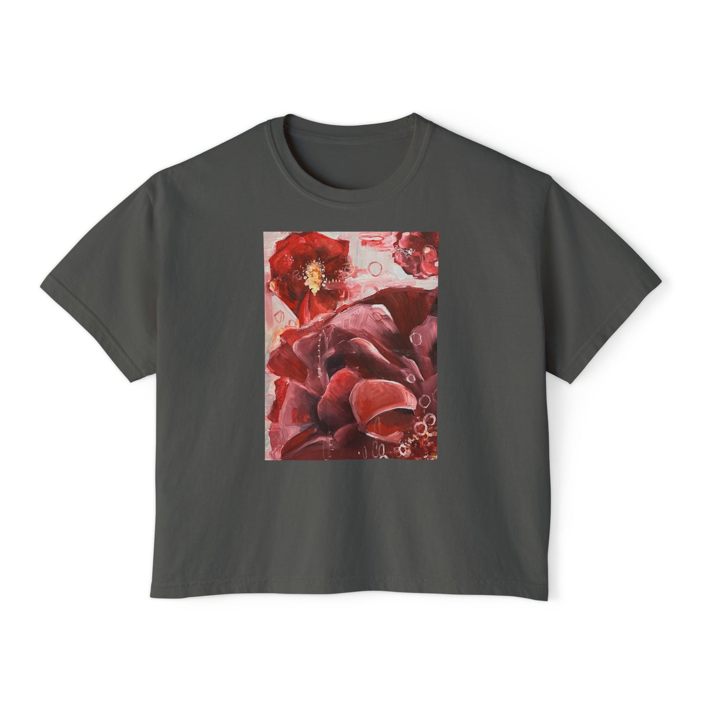 Rae's Roses - Women's Boxy Tee