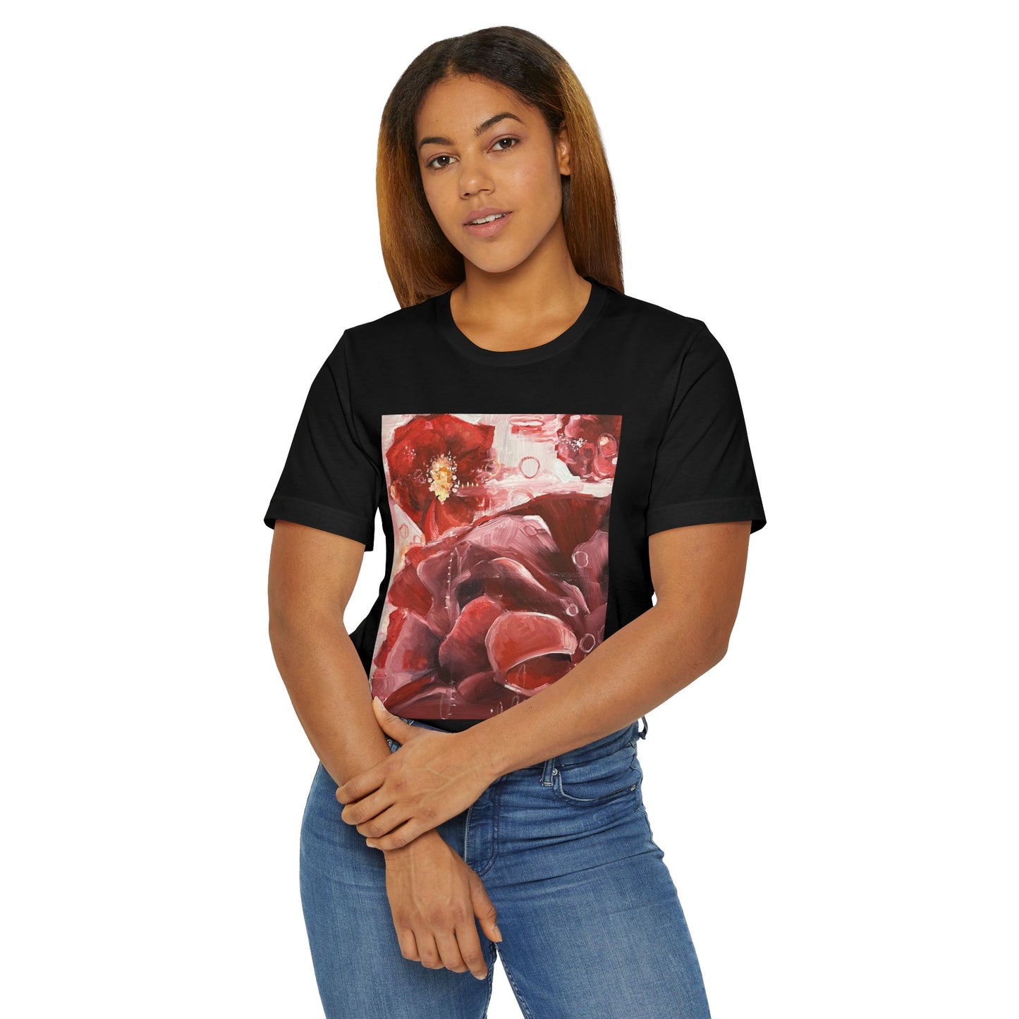 Rae's Roses - Bella Unisex Jersey T-Shirt