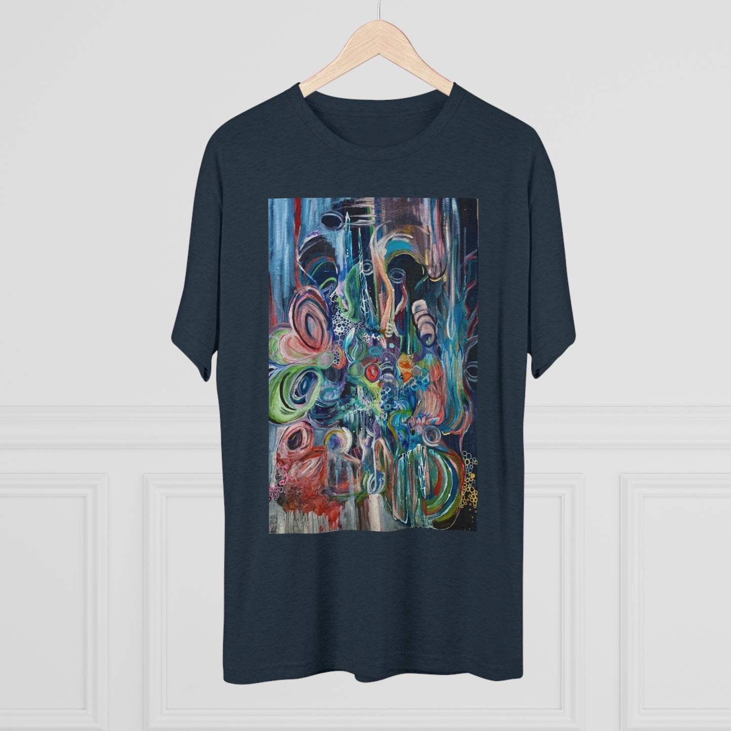 Untitled 51 - Abstract Beauty on a Unisex Triblend Tee