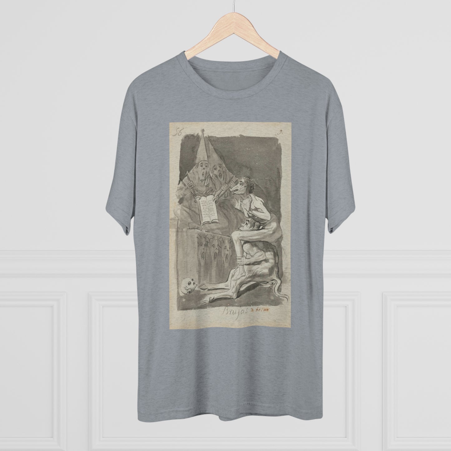 Francisco Goya - Brujas à volar (Witches Preparing to Fly) - 1796/1797 - Triblend Tee