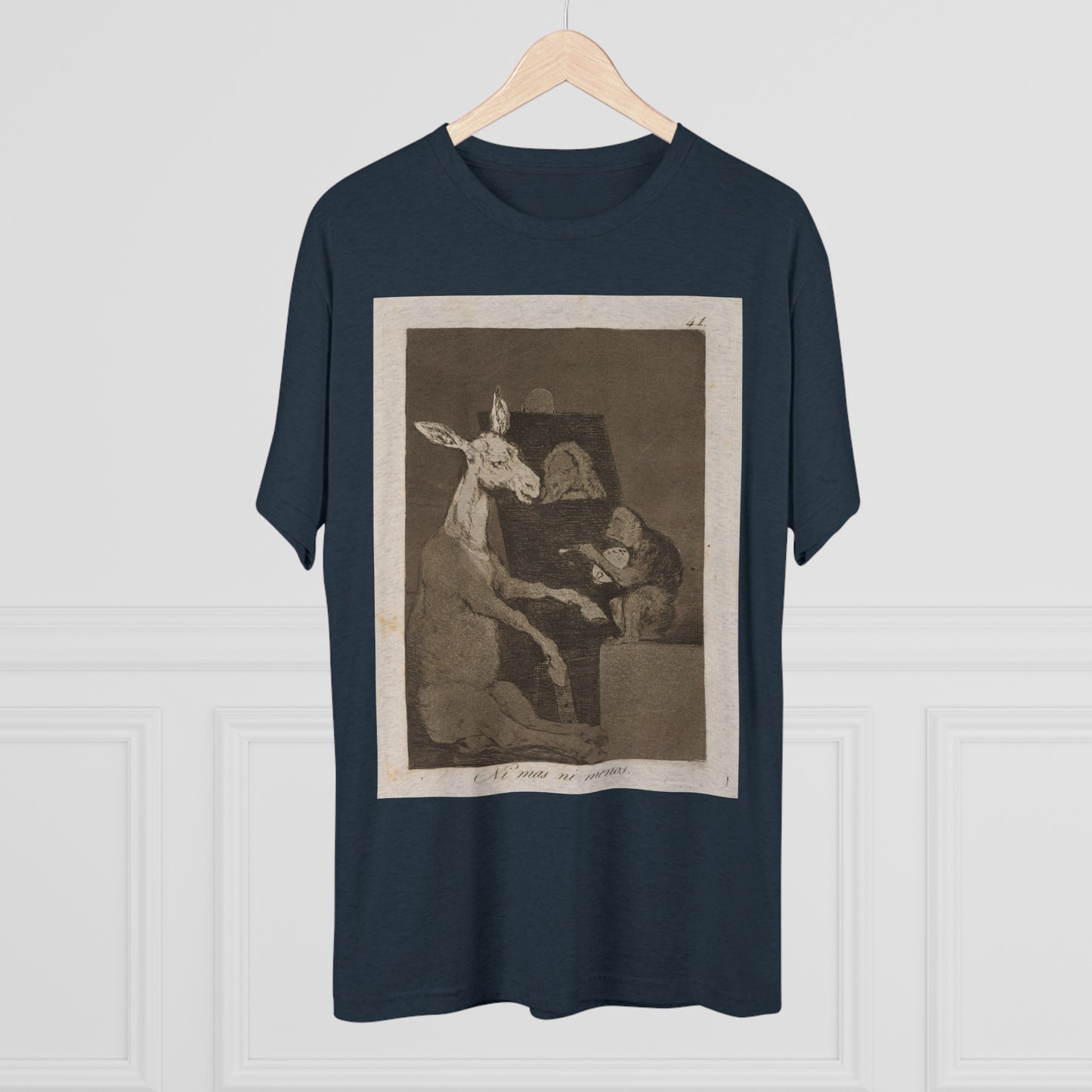 Francisco Goya - Ni mas ni menos (Neither More nor Less) - 1799 - Triblend Tee