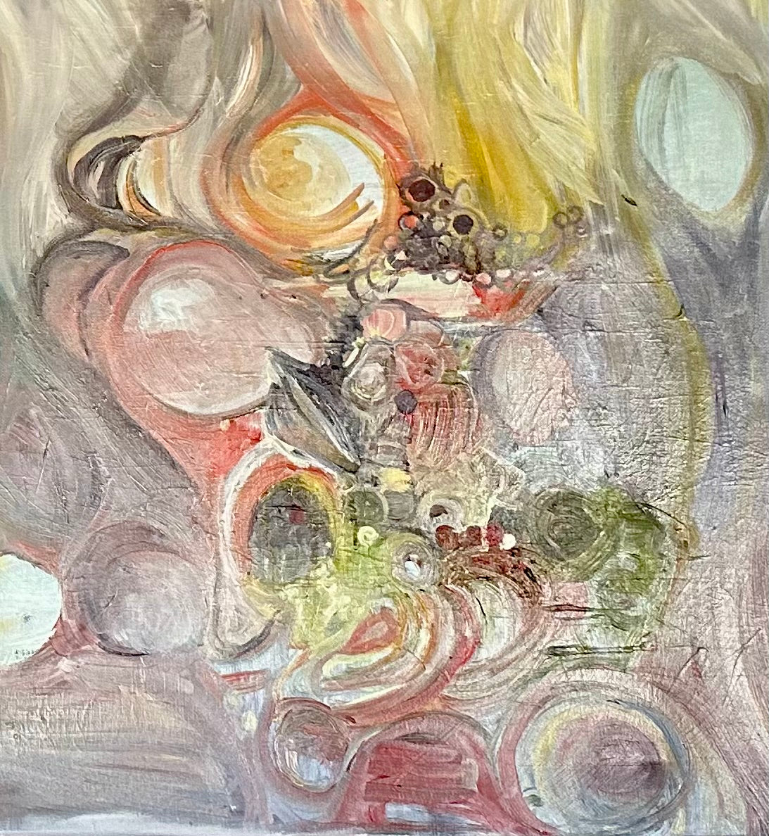 Maternal Love - 21x21 Canvas Painting