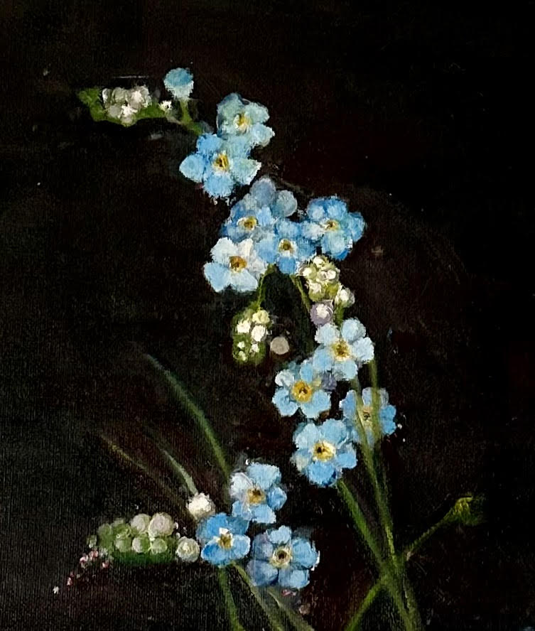 Quiet Kiss - Canvas Painting 11x11