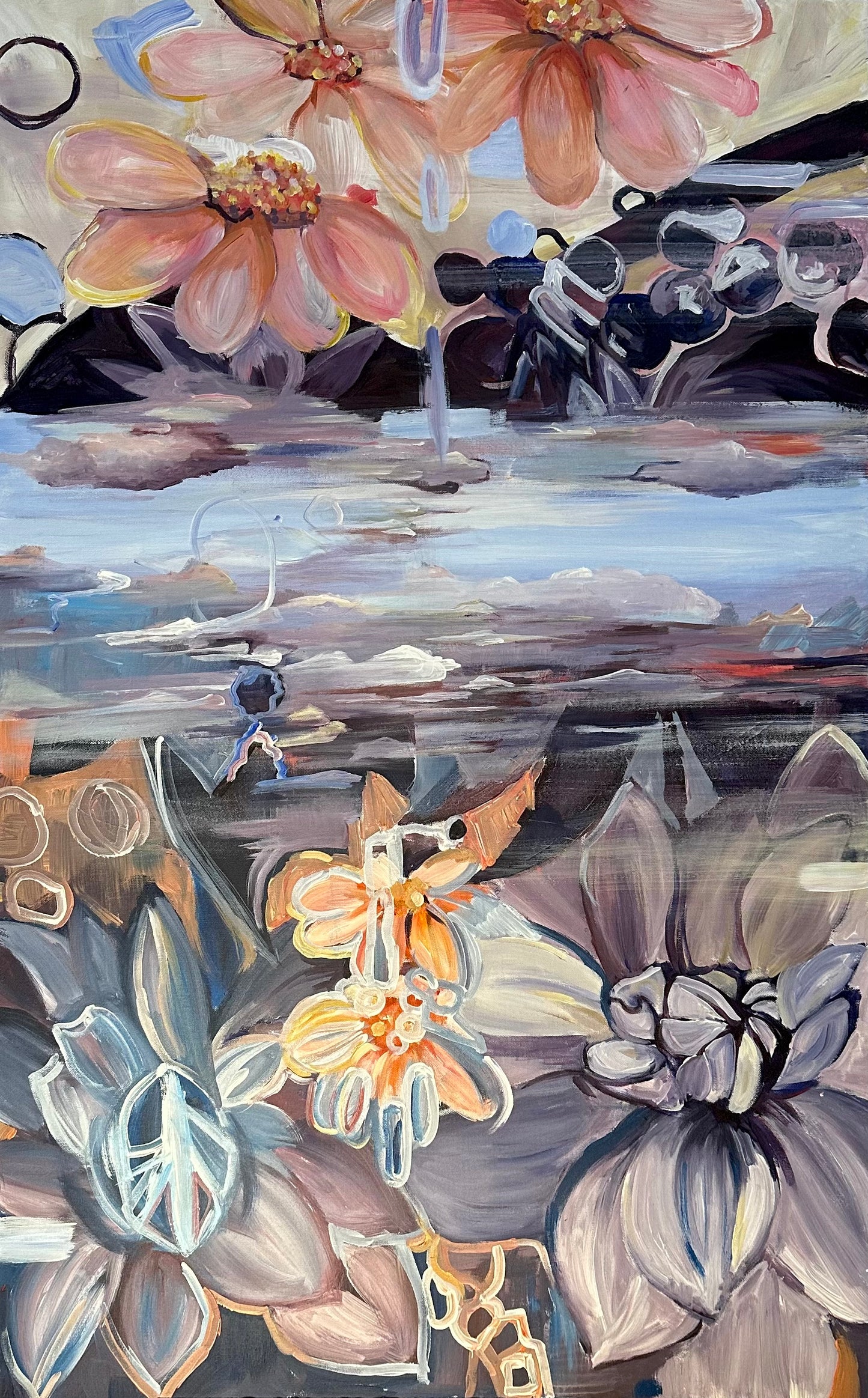 Phantasmagoria - 30'' x 48'' - Canvas Painting