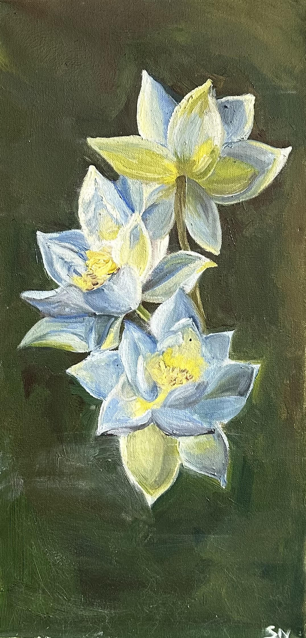 Unbreakable Bond Canvas Painting 11x21