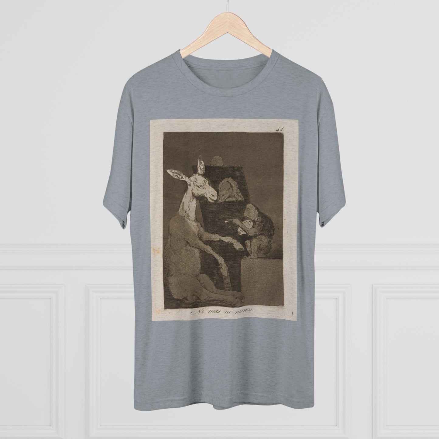 Francisco Goya - Ni mas ni menos (Neither More nor Less) - 1799 - Triblend Tee